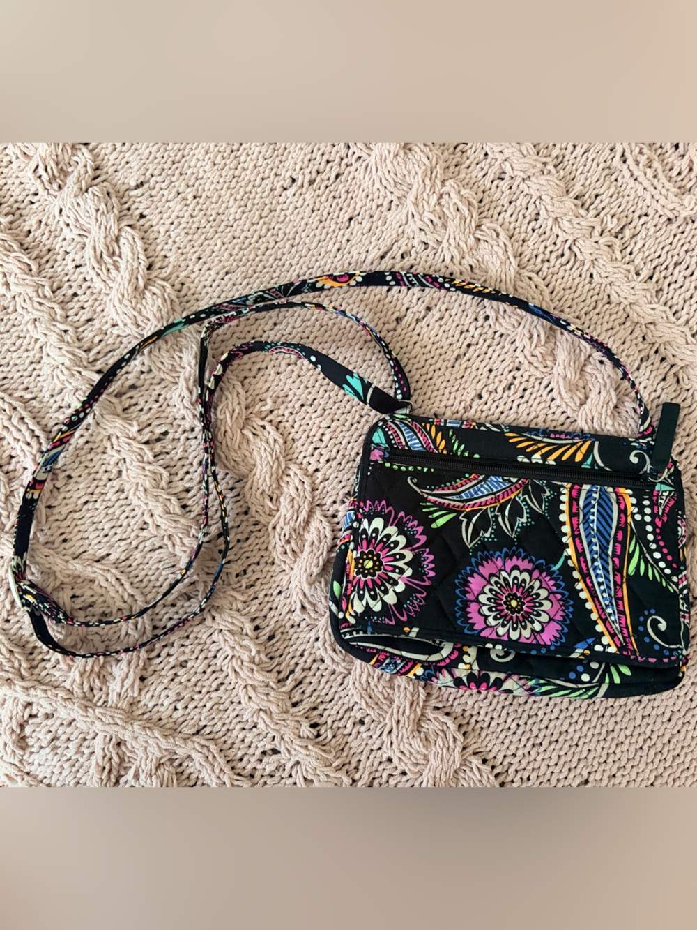 Vera Bradley Floral Paisley Crossbody - Bandana Swirl Discontinued Print